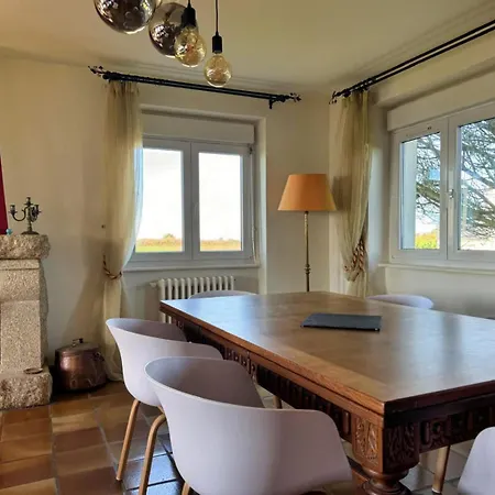 Kermartin - Maison De Famille Avec Vue Sur La Baie De Morlaix Ferienhaus Plouézocʼh